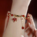 Pulseira Kaedehara Kazuha Cosplay com Pingente de Folha de Bordo