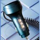 Carregador de Carro USB de 55W Compatível com iPhone 14 13 12, Xiaomi, Samsung e outros dispositivos.