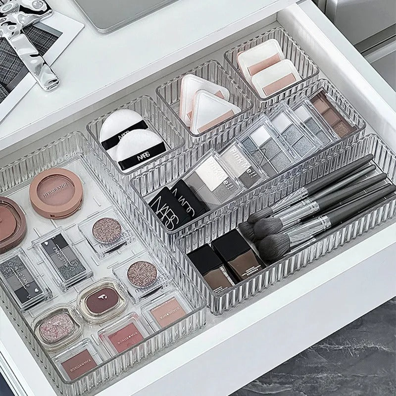 🌟 Transforme Seu Dia com o Organizador de Acrílico para Make e Cosméticos! 🌟