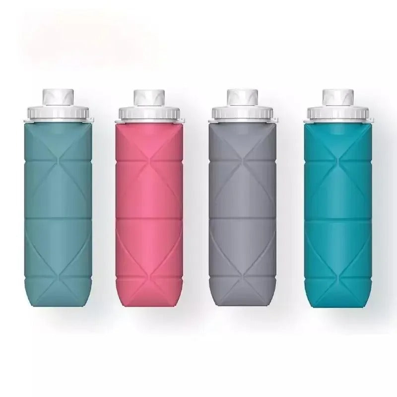 Garrafa de Água Dobrável de Silicone