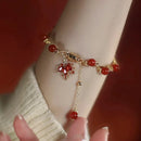 Pulseira Kaedehara Kazuha Cosplay com Pingente de Folha de Bordo