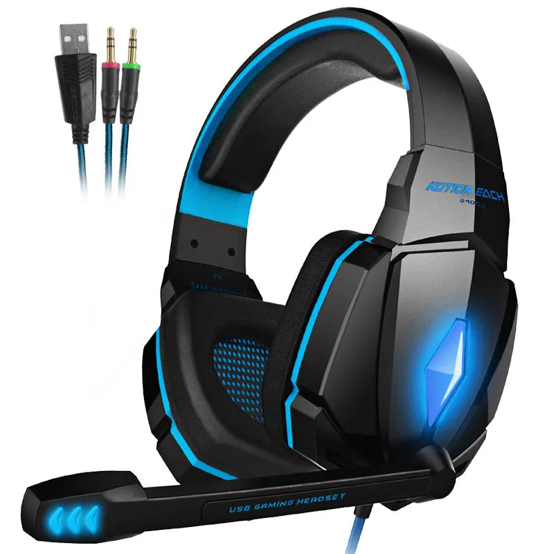 Fone Gamer Headset  G2000 Stereo com Led