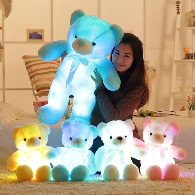 Urso de Pelúcia LED Brilhante de 32-50cm