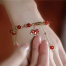 Pulseira Kaedehara Kazuha Cosplay com Pingente de Folha de Bordo