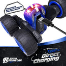🚗🔥 Carro de Controle Remoto Acrobático 360° com Luzes LED – RC 2.4GHz Dupla Face para Crianças