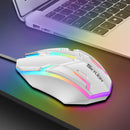 Mouse com Fio Skylion F1  USB com fio de 3 botões, ideal para escritório e jogos.