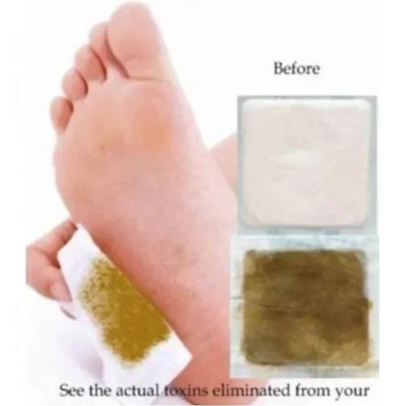 🌿 Kinoki Eliminador de Toxinas: Adesivo Detox para Pés 🌿