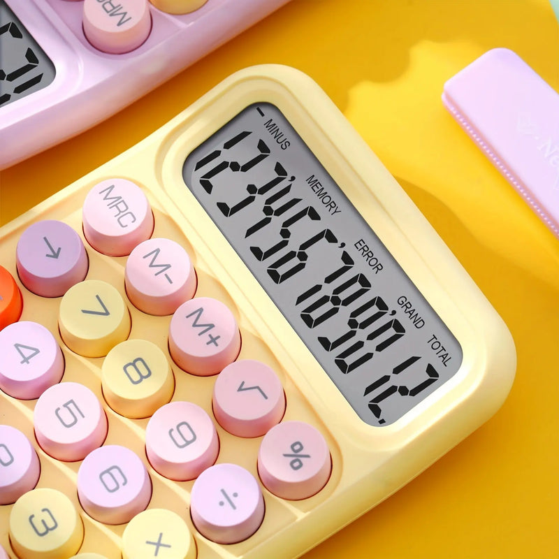 Teclado Calculadora Office 12 Digit Calculadora Mecânica