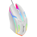 Mouse com Fio Skylion F1  USB com fio de 3 botões, ideal para escritório e jogos.