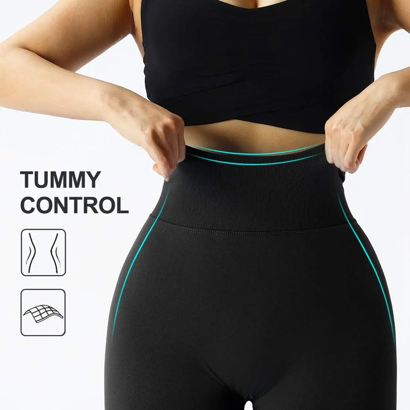 Calça de Yoga Cintura Alta e Bumbum de Pêssego