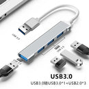 Mini USB Typ C Hub 4-Port Adapter USB 3.1