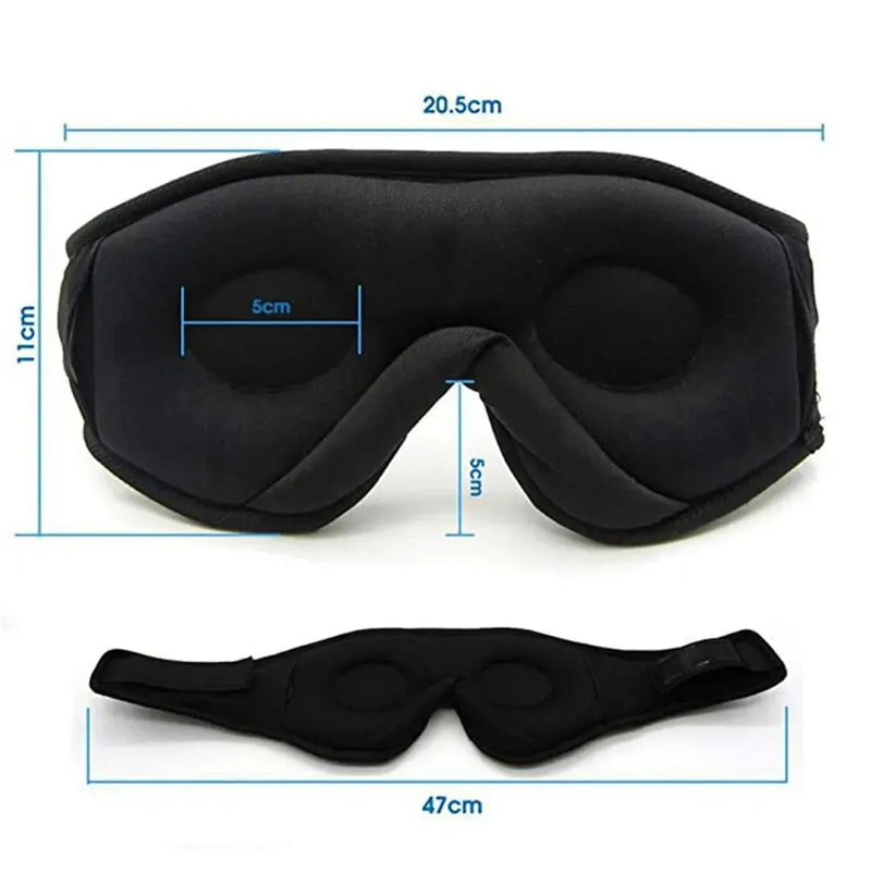 Máscara de Sono 3D Eye Mask Headset via Bluetooth 5.0