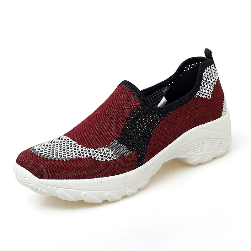 Tênis Feminino de Verão com Plataforma Plana