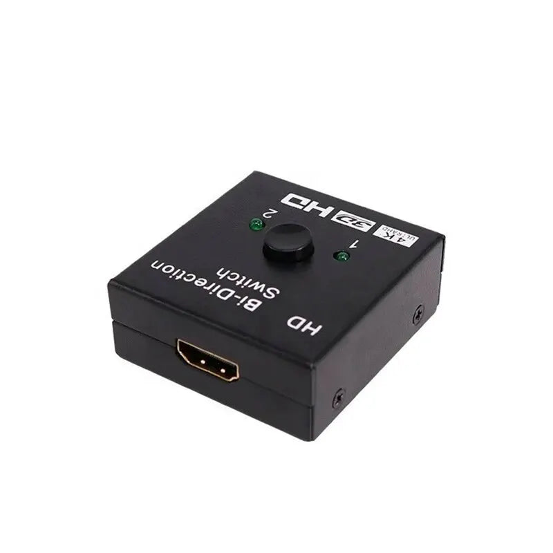 Conversor Adaptador Dual 2 Portas Suporta Ultra HD 4K  Bidirecional HDMI 2.0 4K 60Hz 🔁🖥️
