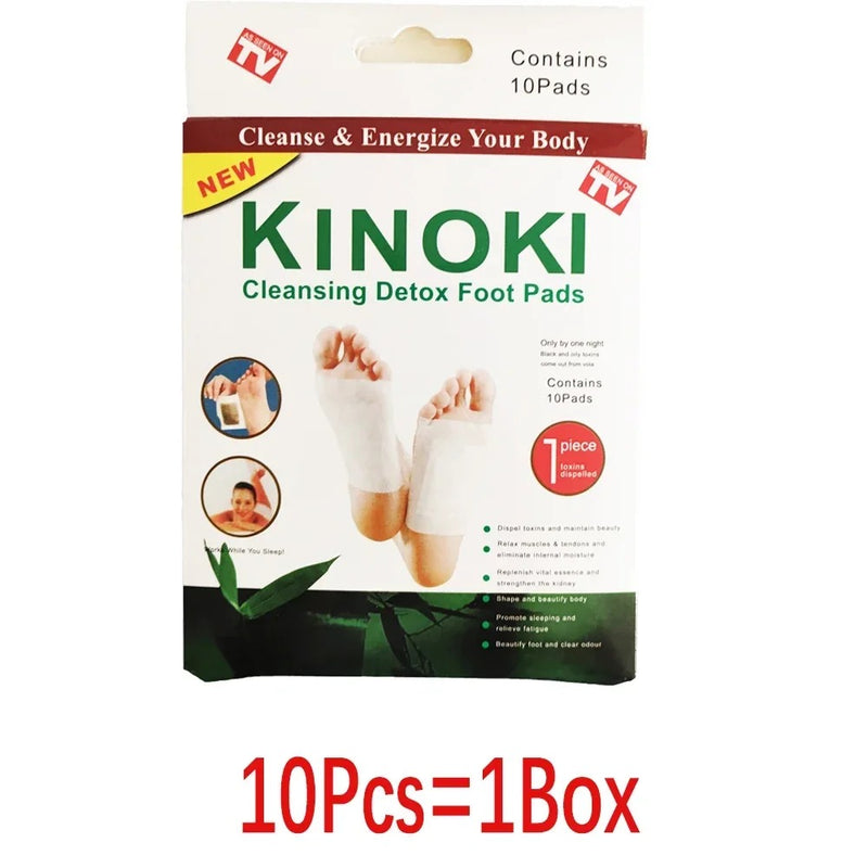 🌿 Kinoki Eliminador de Toxinas: Adesivo Detox para Pés 🌿