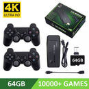 Video Game Stick HDMI 4k Video Game Retro 2 controles sem fio - 64 GB 10 Mil Jogos