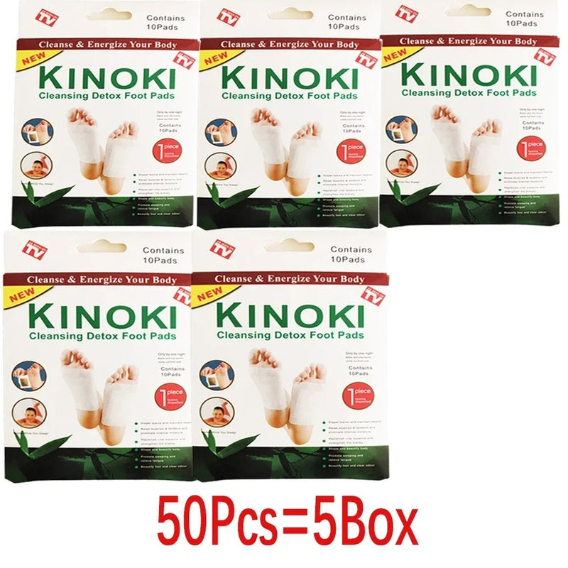 🌿 Kinoki Eliminador de Toxinas: Adesivo Detox para Pés 🌿