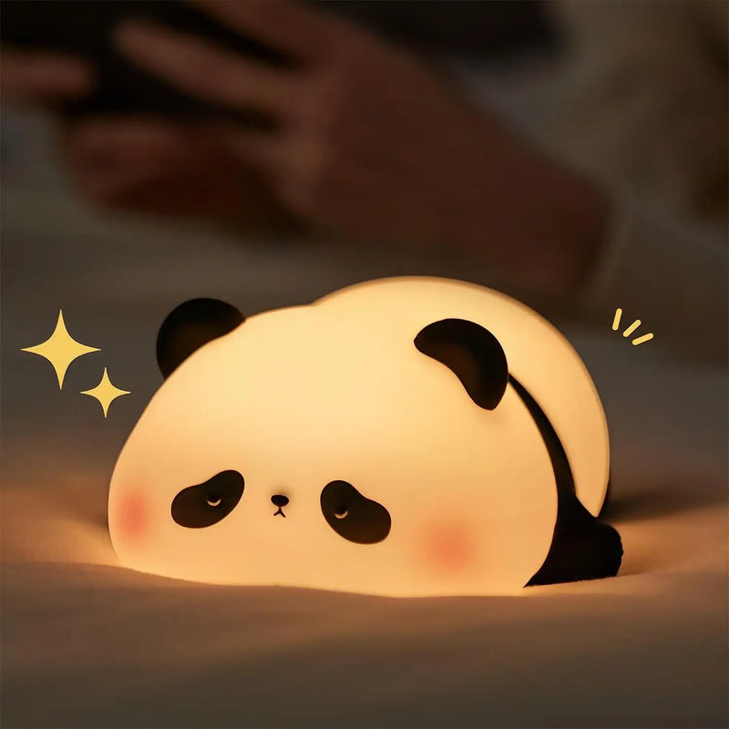 Luz Noturna LED com Sensor de Toque em Desenhos Animados