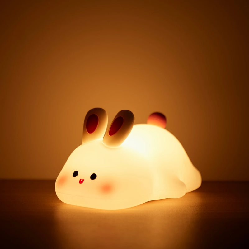 Luz Noturna LED com Sensor de Toque em Desenhos Animados