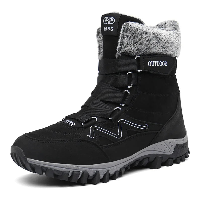Bota Feminina de Pelúcia Meia Panturrilha