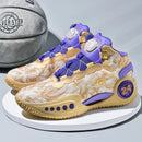 Golden Hoops - Tênis de Basquete Dourados 🏀🌟