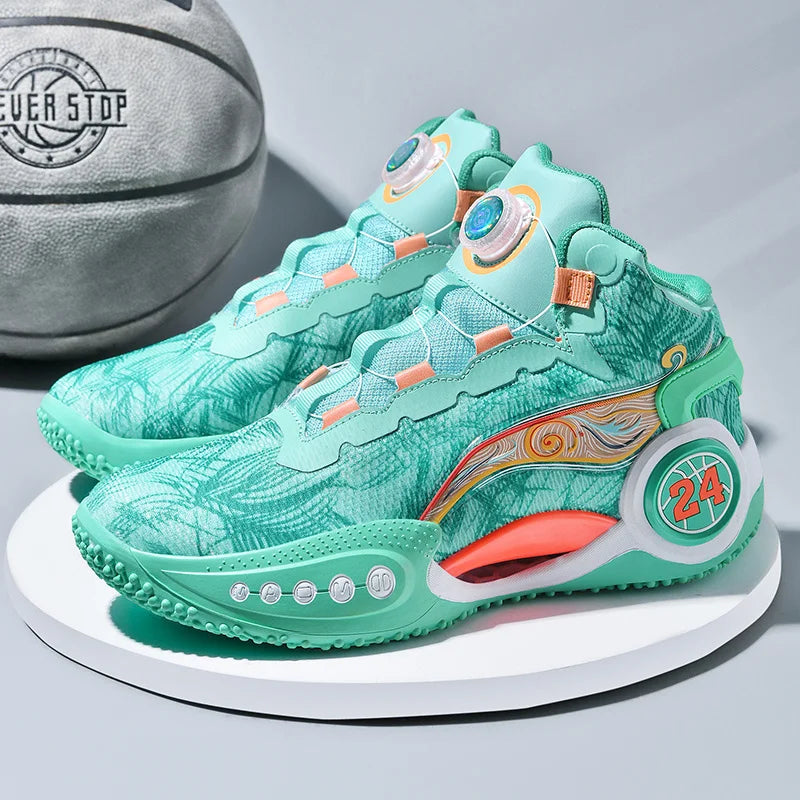 Golden Hoops - Tênis de Basquete Dourados 🏀🌟