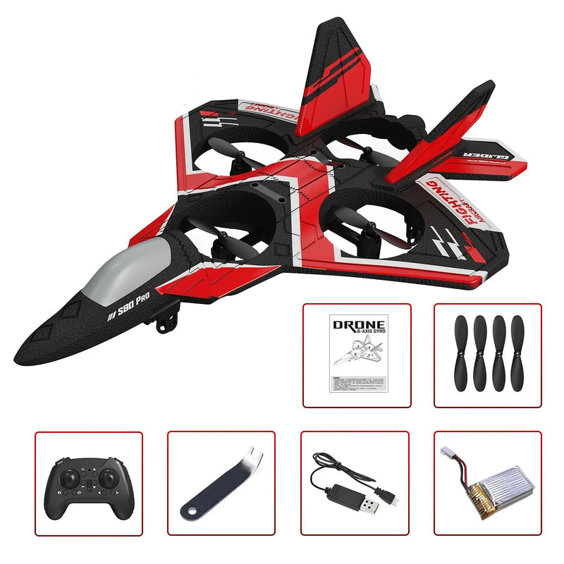 "Avião Drone  RC Voador Paisible-S80"