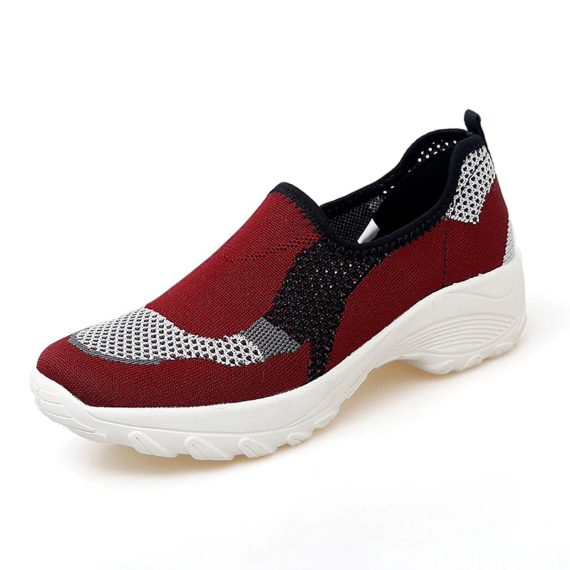 Tênis Feminino de Verão com Plataforma Plana