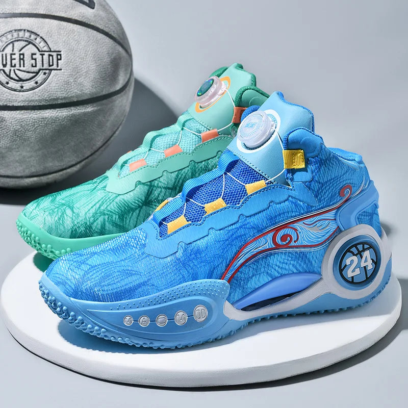 Golden Hoops - Tênis de Basquete Dourados 🏀🌟
