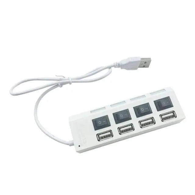Hub USB Multi 7 E 4 Portas da SUPMANGO  USB 2,0