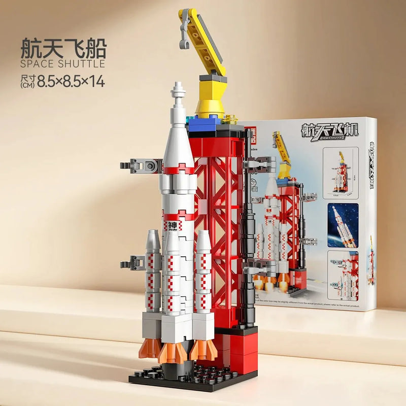 Centro de Lançamento Moon Lander Modelo Blocos de Construção