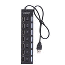 Hub USB Multi 7 E 4 Portas da SUPMANGO  USB 2,0