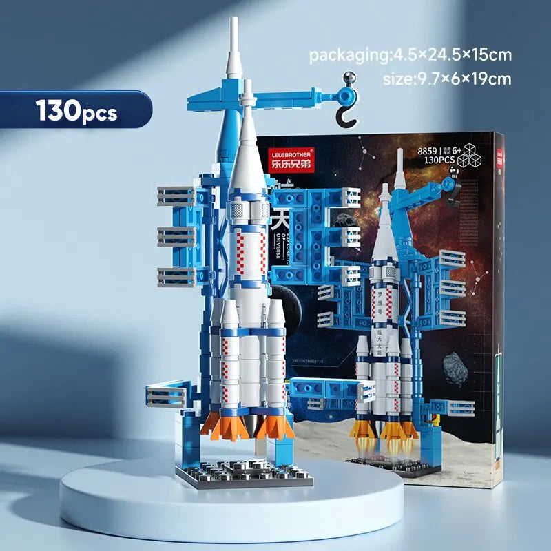 Centro de Lançamento Moon Lander Modelo Blocos de Construção