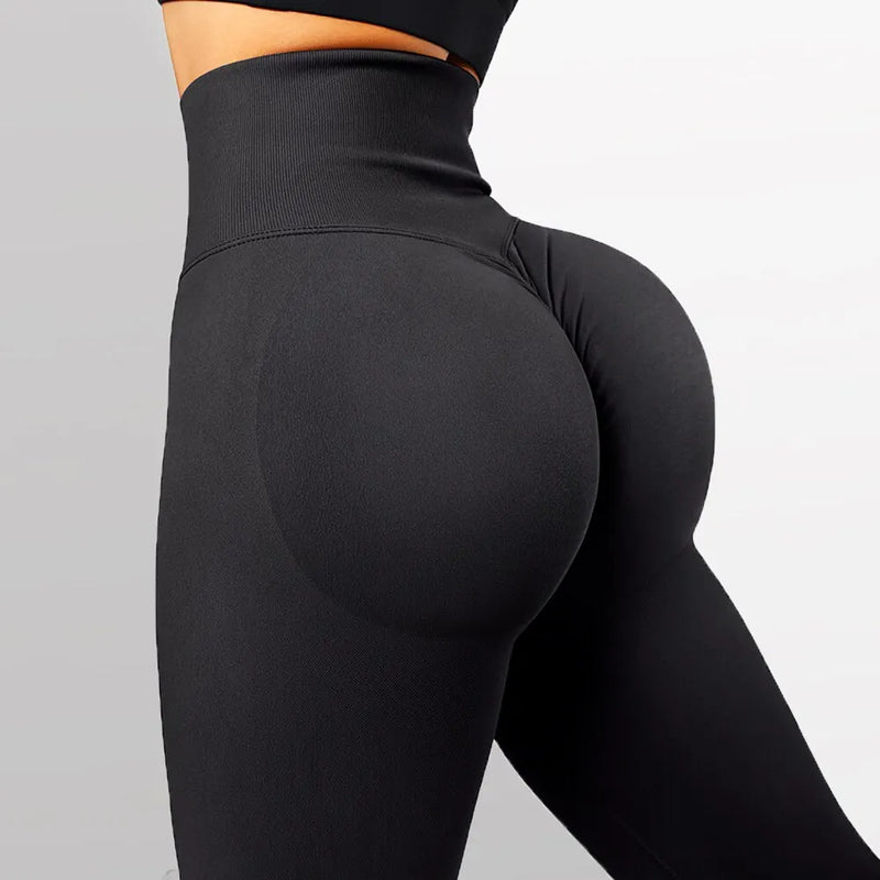 Calça de Yoga Cintura Alta e Bumbum de Pêssego