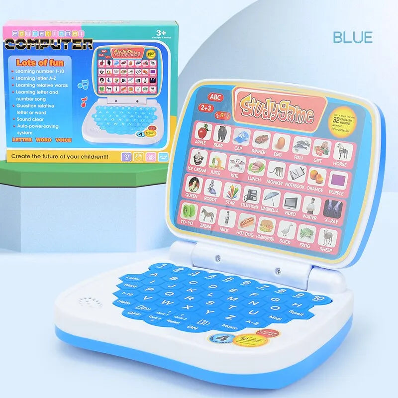 Aprenda inglês  laptop brinquedo para crianças