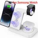 Suporte de Carregamento iPhones E Samsung Sem Fio 4 em 1