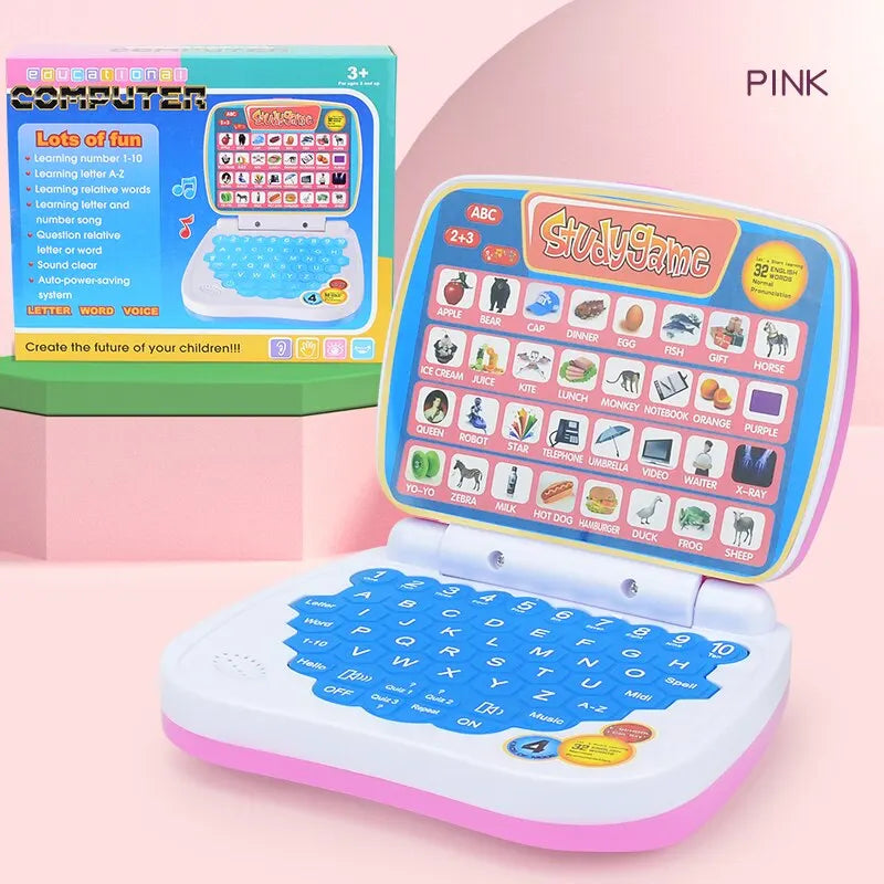 Aprenda inglês  laptop brinquedo para crianças