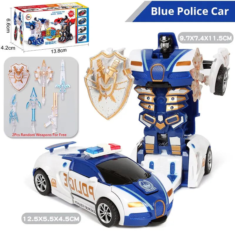 Carro de Polícia Deformável para Crianças