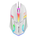 Mouse com Fio Skylion F1  USB com fio de 3 botões, ideal para escritório e jogos.