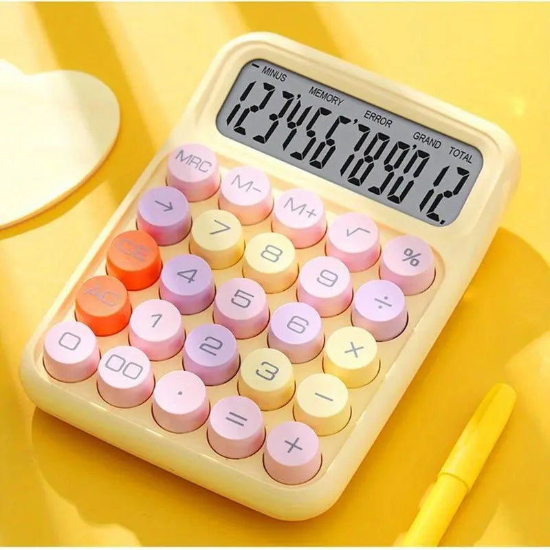 Teclado Calculadora Office 12 Digit Calculadora Mecânica